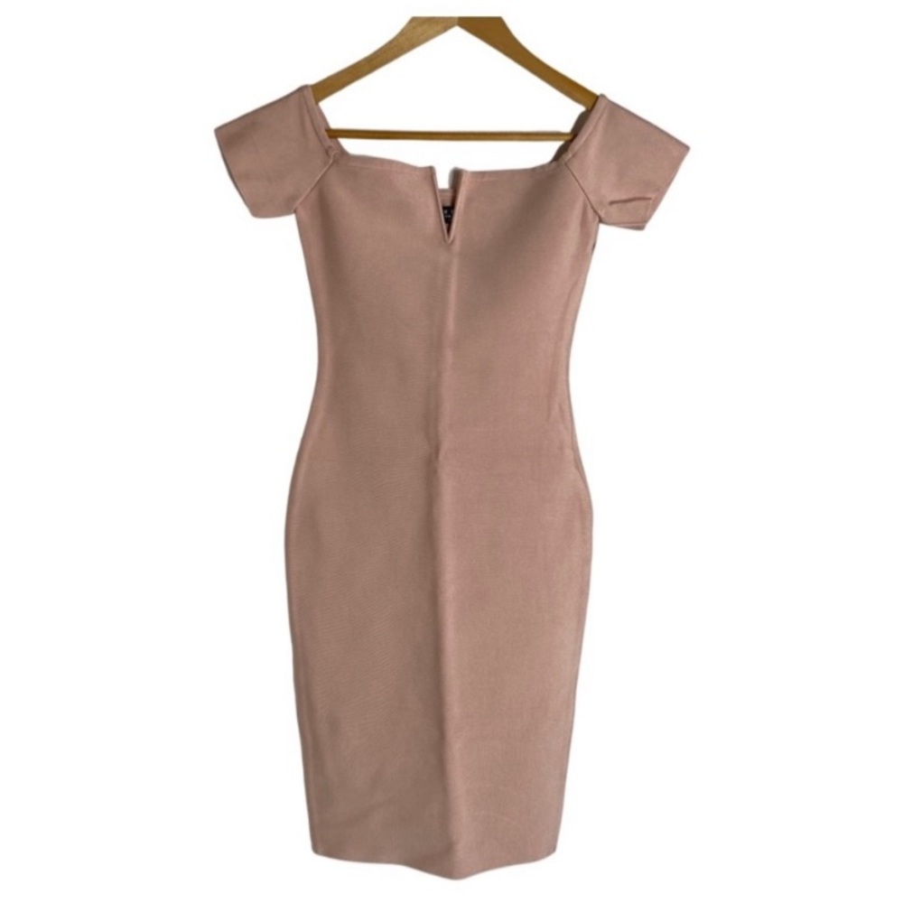 Few Moda Blush Bodycon Mini Dress